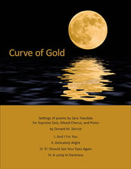 Curve of Gold SATB choral sheet music cover Thumbnail